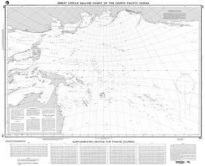 56 North Pacific – Great Circle Chart